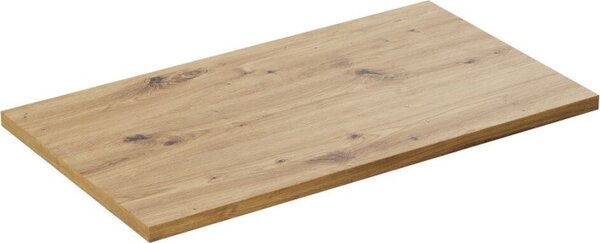 Comad Závesná skrinka pod umývadlo Dalia Cashmere s doskou 80 cm kašmírová/dub evoke
