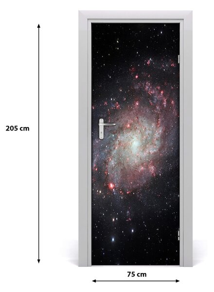 Fototapeta samolepiace na dvere mliečna dráha 75x205 cm