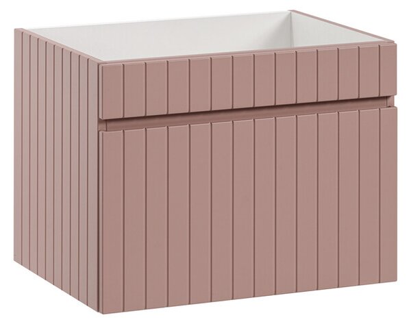 Comad Závesná skrinka pod umývadlo Iconic 140 cm biela/ružová