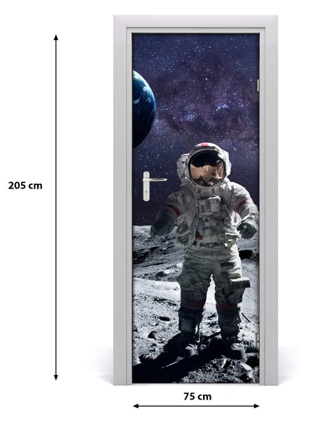 Fototapeta samolepiace na dvere astronaut 75x205 cm