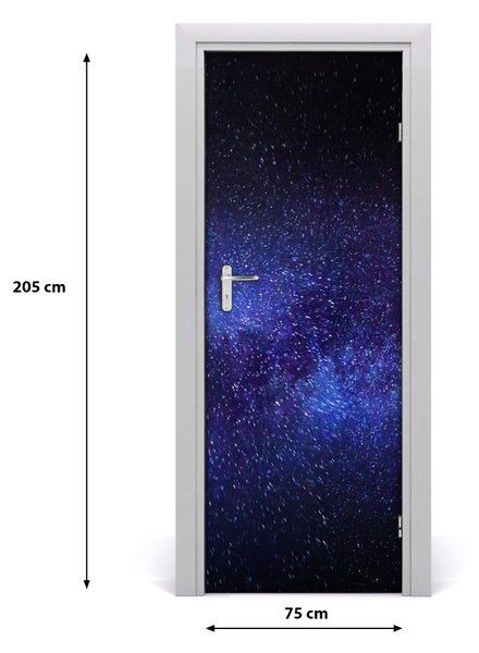 Fototapeta samolepiace na dvere mliečna dráha 75x205 cm