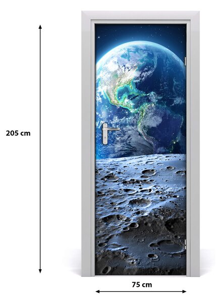 Fototapeta samolepiace na dvere Planéta Zem 75x205 cm