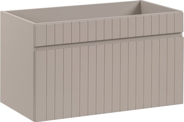 Comad Závesná skrinka Iconic s doskou 80 cm kašmírová/dub coast evoke