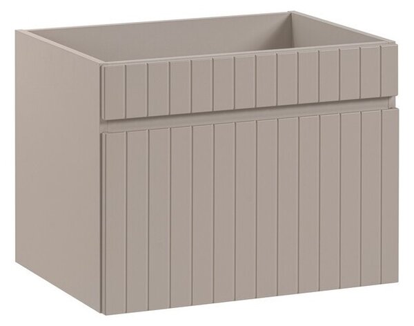 Comad Závesná skrinka Iconic Wiki s doskou a umývadlom 60 cm kašmírová/dub coast evoke