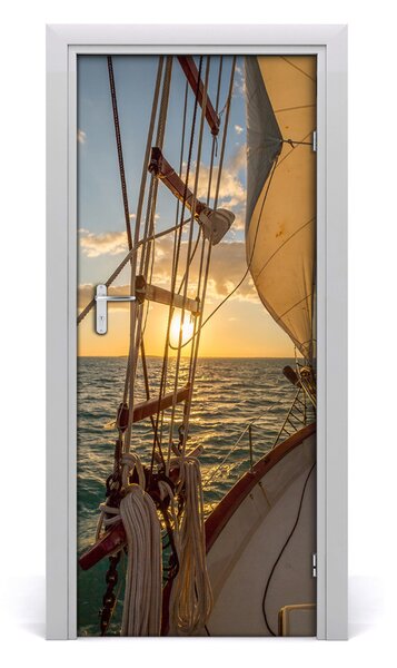 Fototapeta samolepiace na dvere jachta 85x205 cm