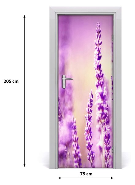 Fototapeta samolepiace na dvere levanduľa 75x205 cm