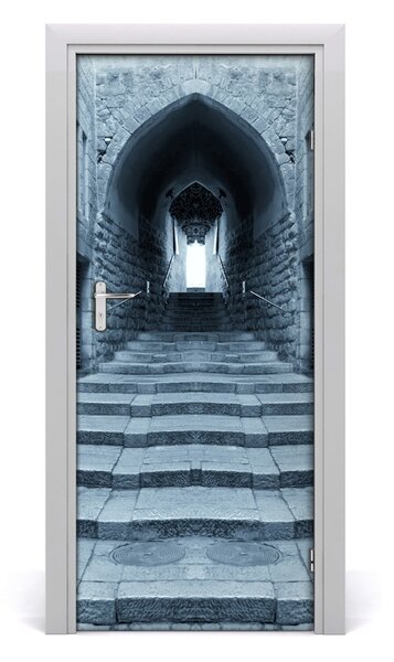 Fototapeta samolepiace na dvere stará ulička 85x205 cm