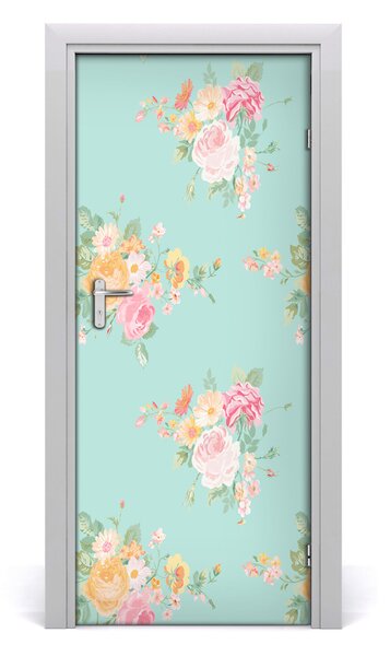 Fototapeta samolepiace na dvere kvety 85x205 cm