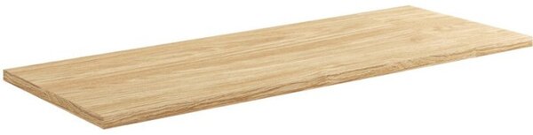 Comad Závesná skrinka Luxor čierna SD s doskou a umývadlom 120 cm čierna/dub olejovaný