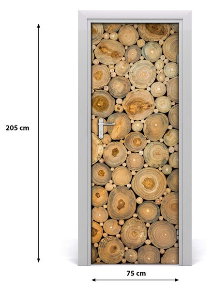 Fototapeta samolepiace na dvere kmeň stromu 75x205 cm
