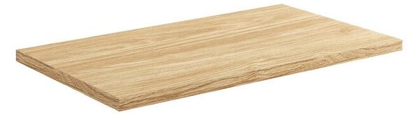 Comad Závesná skrinka pod umývadlo Luxor Black s doskou 70 cm čierna/dub olejovaný