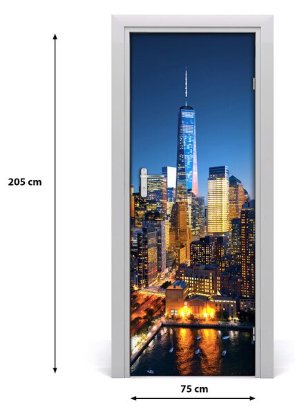 Fototapeta samolepiace na dvere New York mesto 75x205 cm