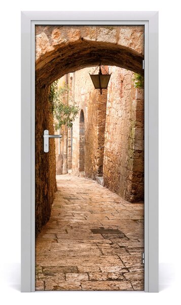 Fototapeta samolepiace na dvere stará ulička 85x205 cm