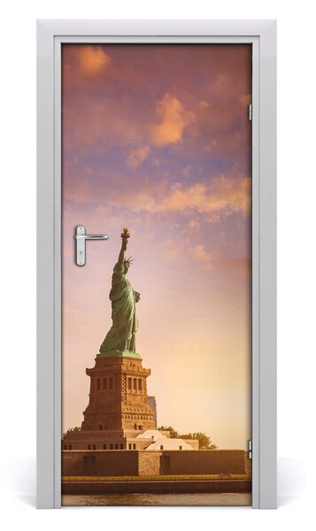 Fototapeta samolepiace na dvere socha Slobody 85x205 cm