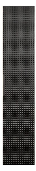 Comad Vysoká závesná kúpeľňová skrinka LUXOR BLACK 80-01-1D čierna/dub olejovaný