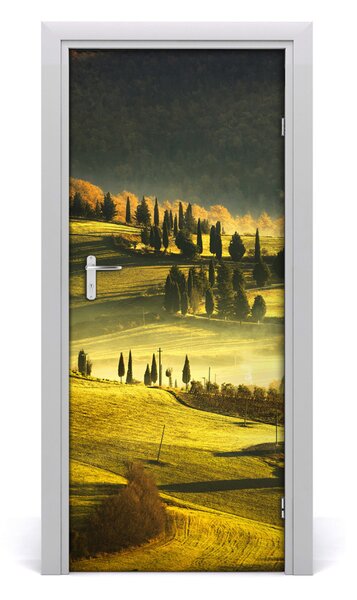 Fototapeta samolepiace dvere dediny 85x205 cm
