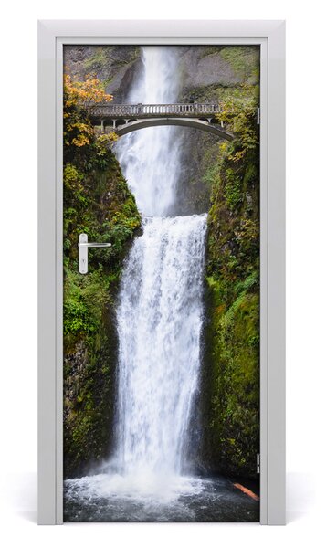 Fototapeta samolepiace na dvere vodopád Most 85x205 cm