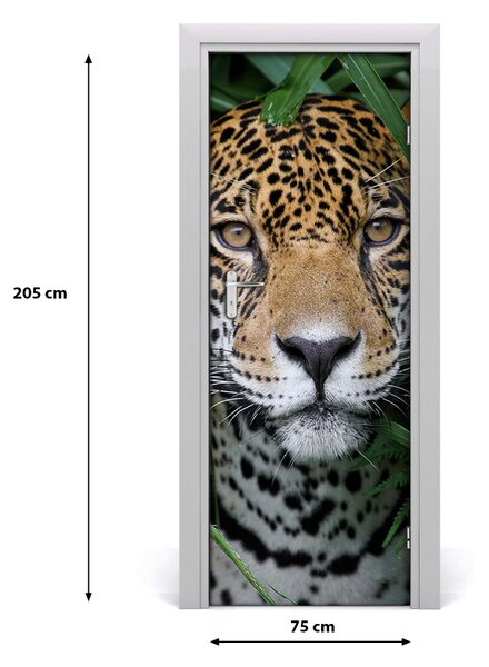 Fototapeta samolepiace na dvere Amazónie jaguár 75x205 cm