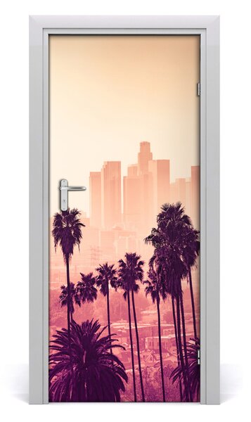 Fototapeta samolepiace dvere Los Angeles mesto 85x205 cm