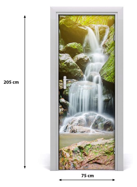 Fototapeta samolepiace na dvere vodopád 75x205 cm