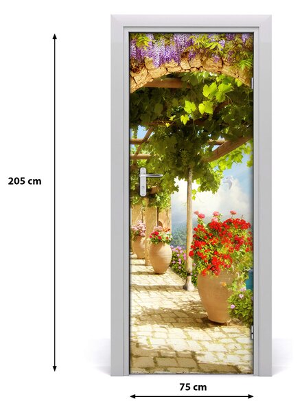 Fototapeta samolepiace na dvere digitálne freska 75x205 cm
