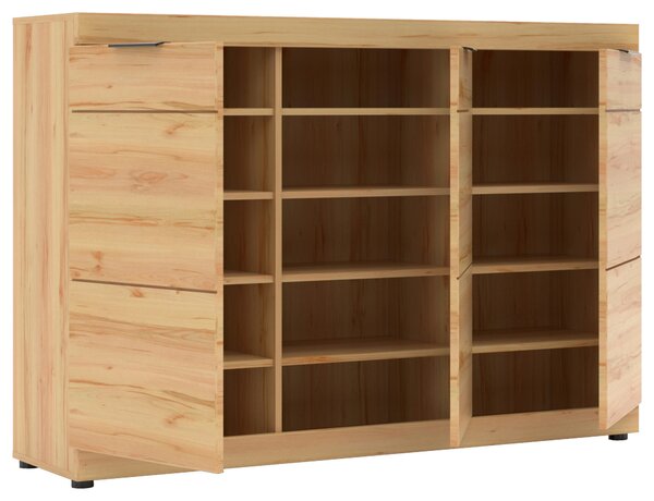SKRINKA NA TOPÁNKY, farba buka, 150/105/40 cm Cantus - Online Only drobný nábytok, Online Only