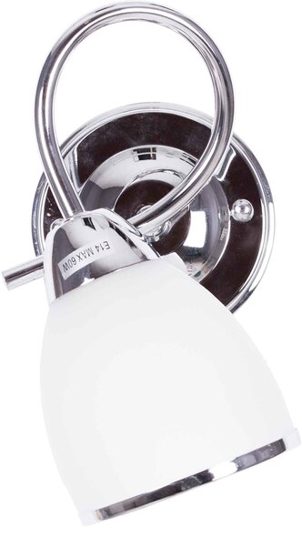 Kaja Samira nástenná lampa 1x40 W biela-chrómová K-JSL-8090/1WCHR