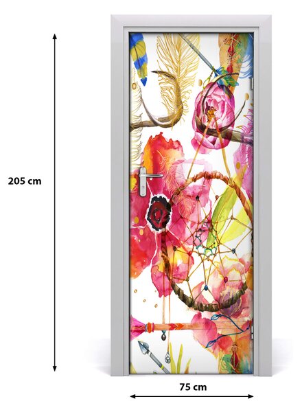 Fototapeta samolepiace kvet štýl Boho 75x205 cm