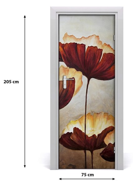 Fototapeta samolepiace mak 75x205 cm