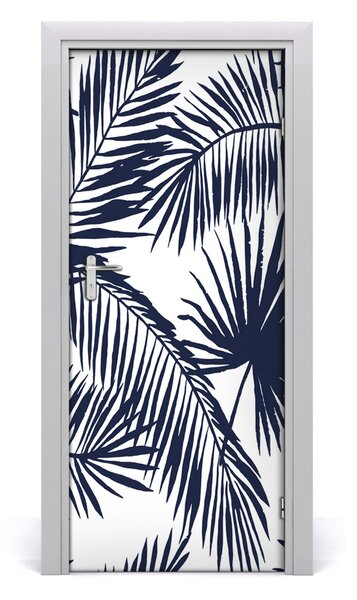 Samolepiace fototapety na dvere listy palmy 85x205 cm