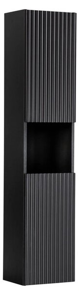 Comad Vysoká kúpeľňová skrinka Nova Black D 80-03-2D čierna