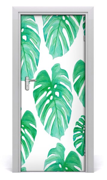 Samolepiace fototapety na dvere Monstera 85x205 cm
