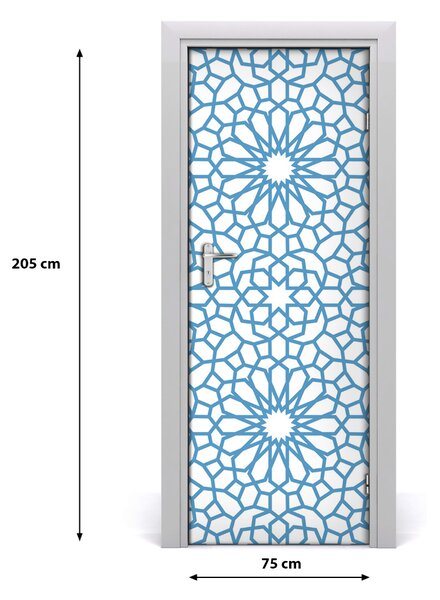 Samolepiace fototapety na dvere orientálny vzor 75x205 cm