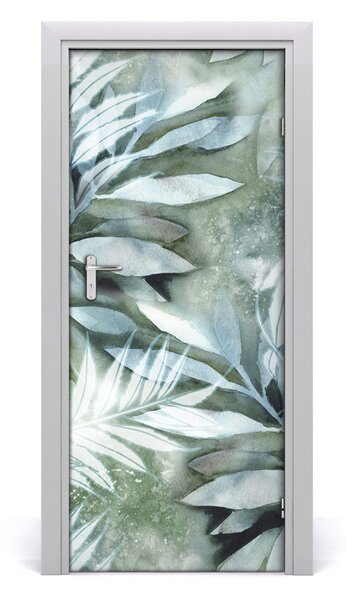 Samolepiace fototapety na dvere lístia 85x205 cm