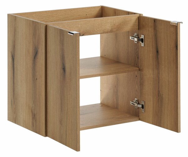 Comad Závesná skrinka Nova Oak Dance II so zápustným umývadlom 60 cm dub coast evoke