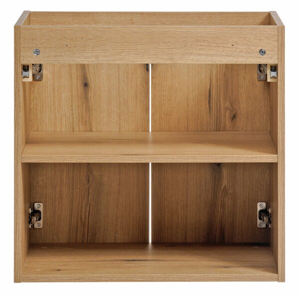 Comad Závesná skrinka Nova Oak Dance II so zápustným umývadlom 60 cm dub coast evoke