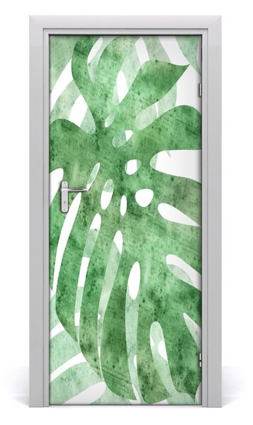 Samolepiace fototapety na dvere Monstera 85x205 cm