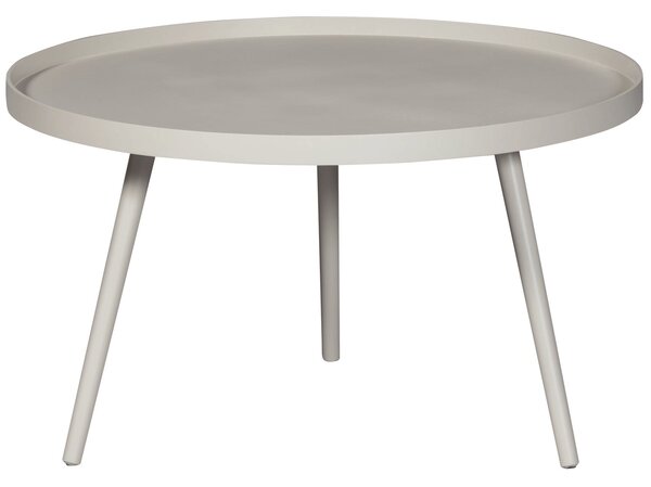 MUZZA Konferenčný stolík Mesa XL ø 78 x 39 cm pieskový