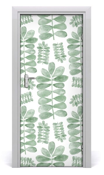 Samolepiace fototapety na dvere lístia eukaliptus 85x205 cm