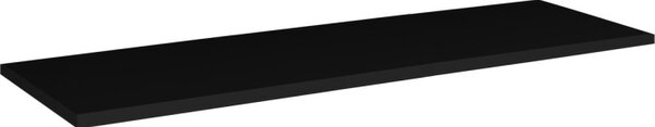 Comad Závesná skrinka Nova Oak s doskou a umývadlami 120 cm dub Evoke/čierna
