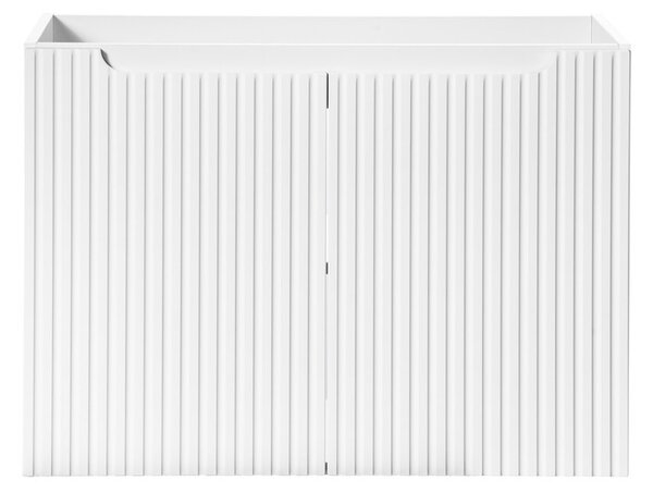 Comad Závesná skrinka pod umývadlo Nova White II s doskou 80 cm biela/dub coast evoke