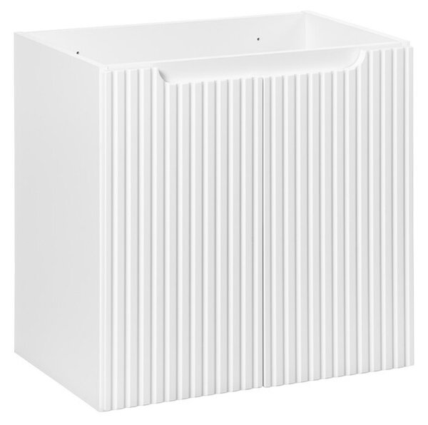 Comad Závesná skrinka Nova White s doskou a umývadlami 140 cm biela/dub evoke