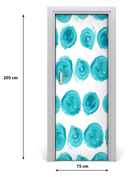 Fototapeta na dvere bodky 75x205 cm