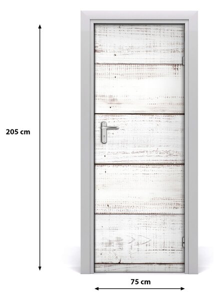 Fototapeta na dvere drevená stena 75x205 cm