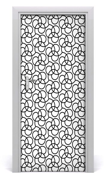 Fototapeta na dvere geometrické pozadie 85x205 cm