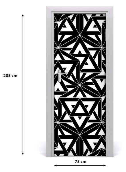 Fototapeta na dvere geometrické pozadie 75x205 cm