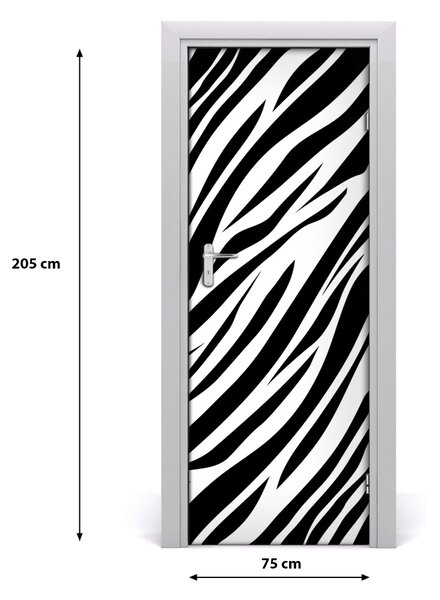Fototapeta na dvere zebra pozadia 75x205 cm