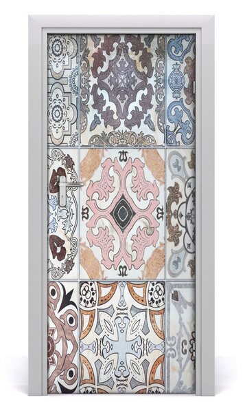 Fototapeta na dvere keramické kachličky 85x205 cm