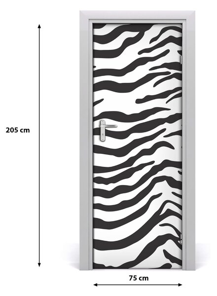 Fototapeta na dvere zebra pozadia 75x205 cm