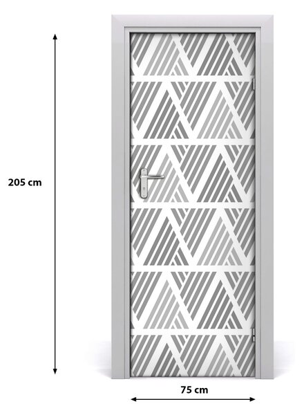 Fototapeta na dvere geometrické pozadie 75x205 cm